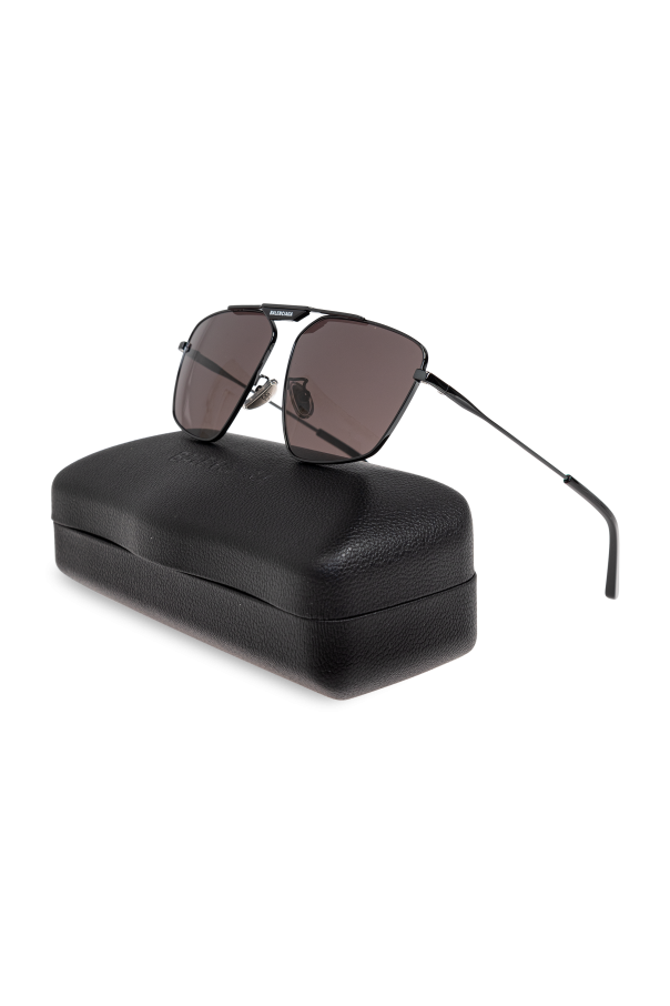 サングラス BALENCIAGA Brown acetate sunglasses (837802T0007 2460) SchaferandweinerShops | Men's Accessorie | Balenciaga brown